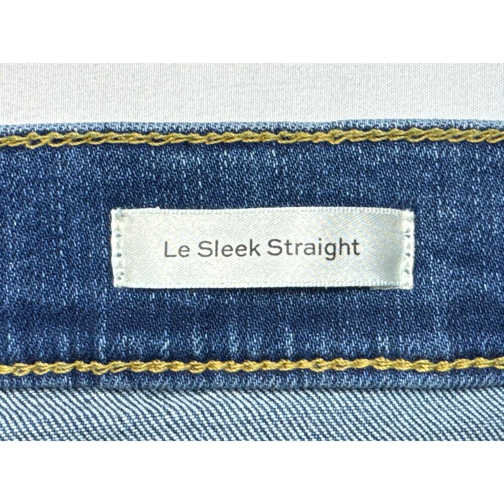 FRAME Women's Le Sleek Straight Blue Denim Jeans - Size 33 (36x27)* - Picture 4 of 5